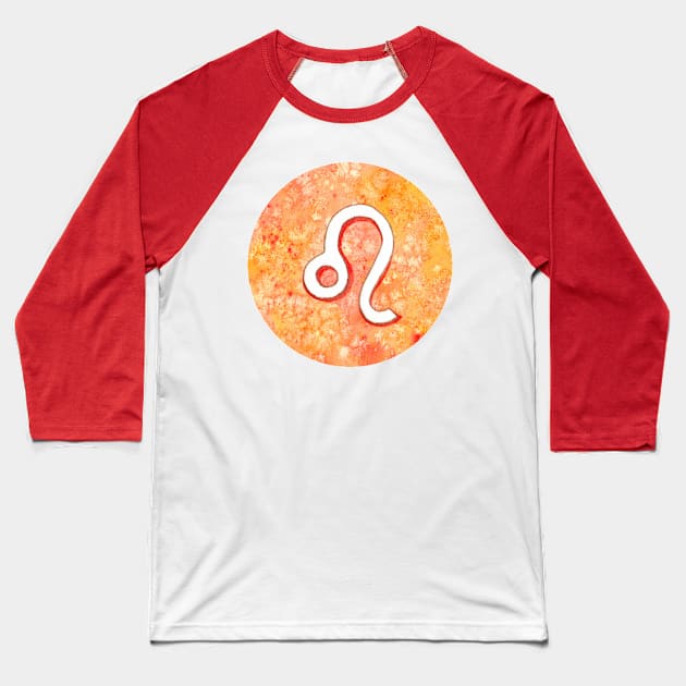 Leo astrological sign Baseball T-Shirt by Savousepate